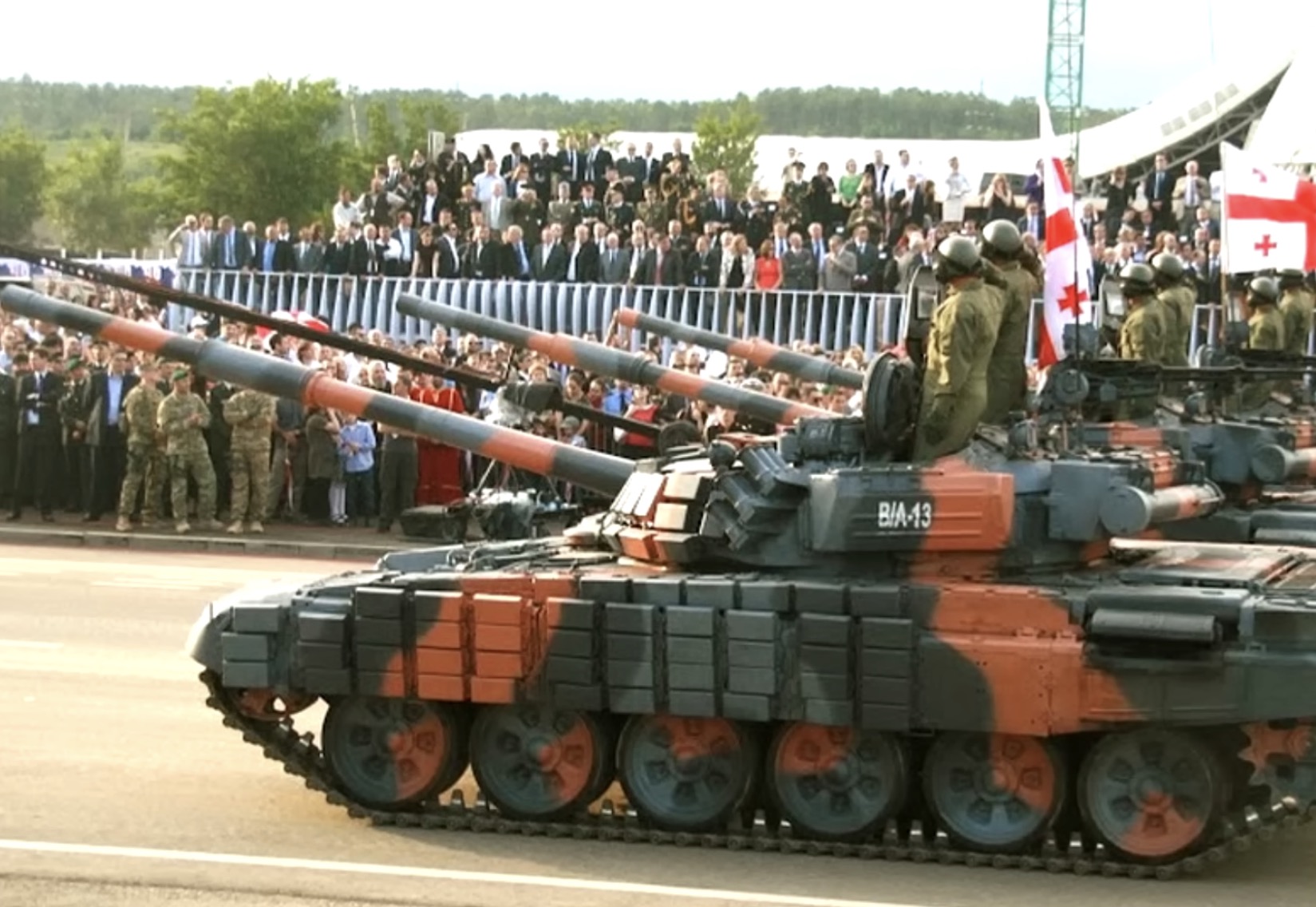 Т-72, закупленные Грузией на Украине